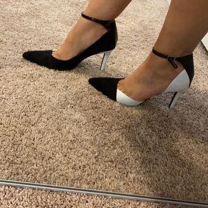 Brand new black/ white heels